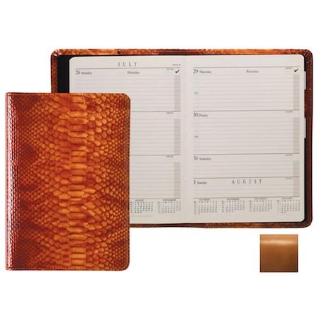 Portable Desk Planner With Map Tan